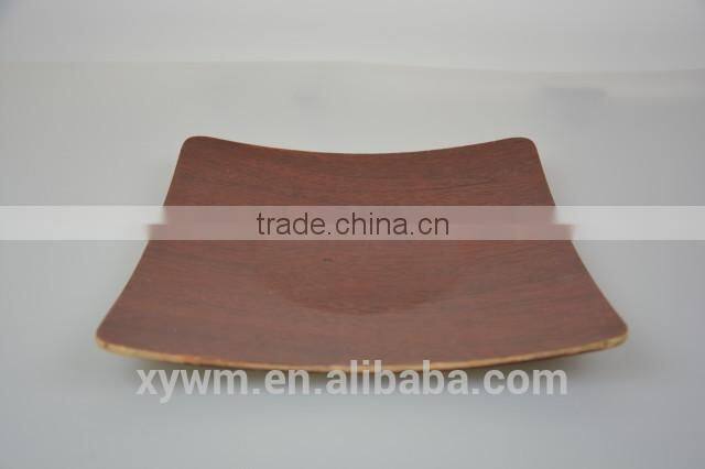 Alniphyllum fortunei tea wooden serving tray and plate