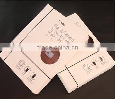Top sale embossed logo PU/Leather cover paper notebooks printing