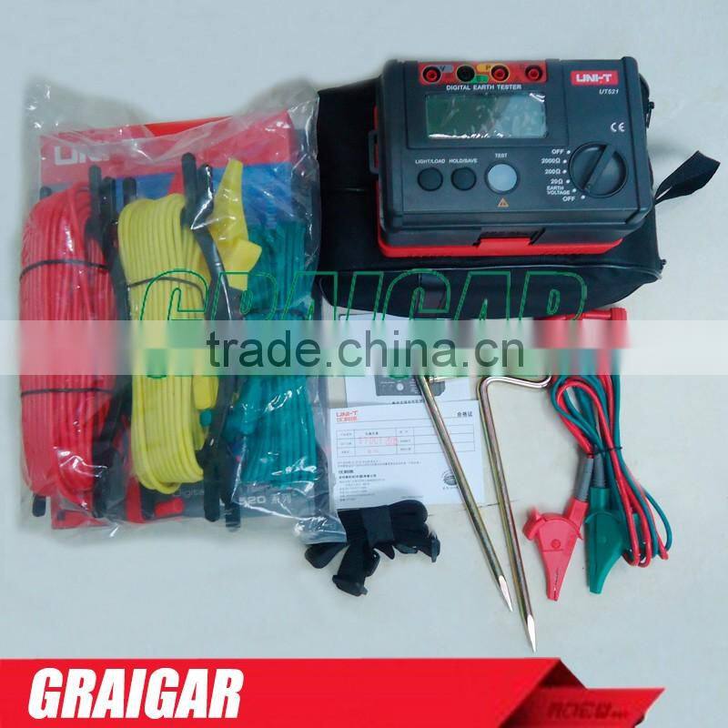 Digital Earth Ground Testers UNI-T UT521 Electrical Earth Voltage Device