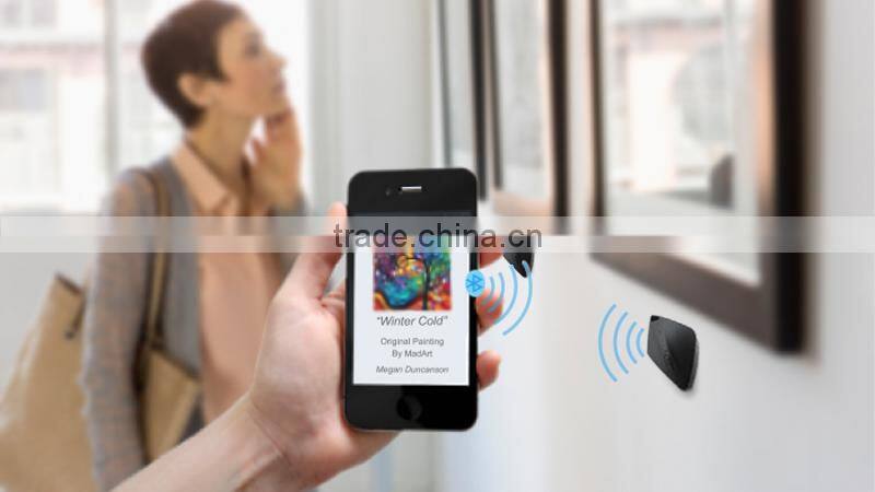 Long Standby Bluetooth Button Eddystone Beacon With 100-9000ms Broadcasting