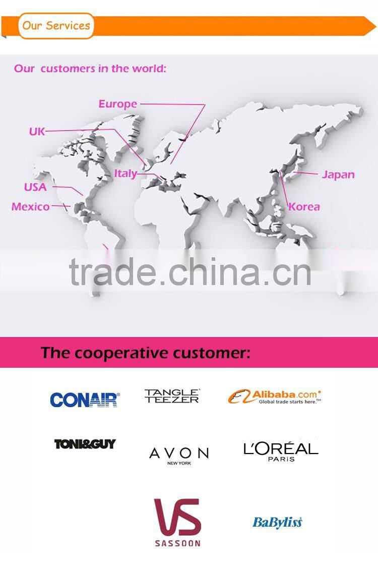 MY GIRL Top Quality Soft Bristle Easy-Grip Handle Round Tangled Magic Hairbrush