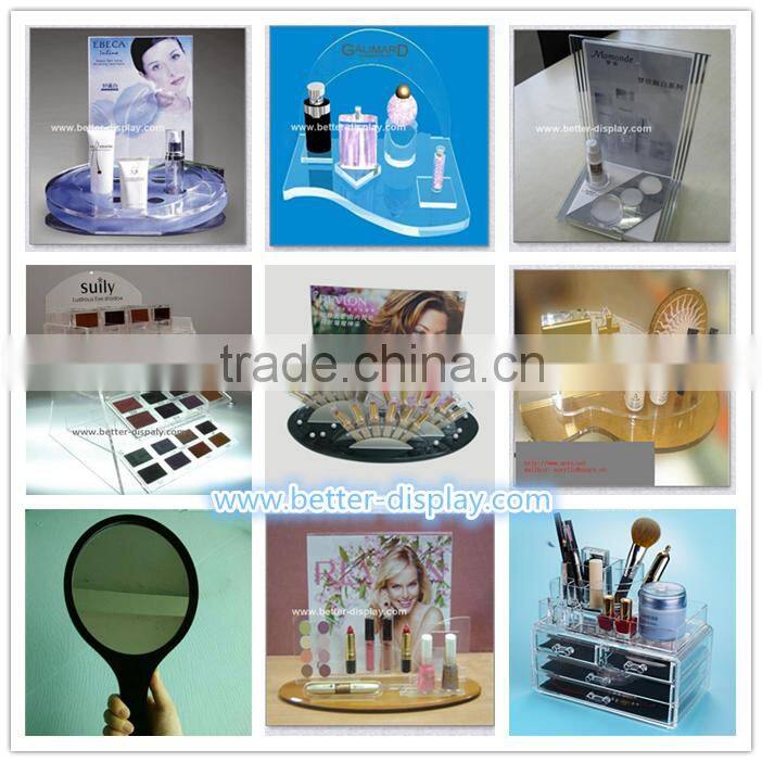 Custom acrylic mac eye shadow display stand
