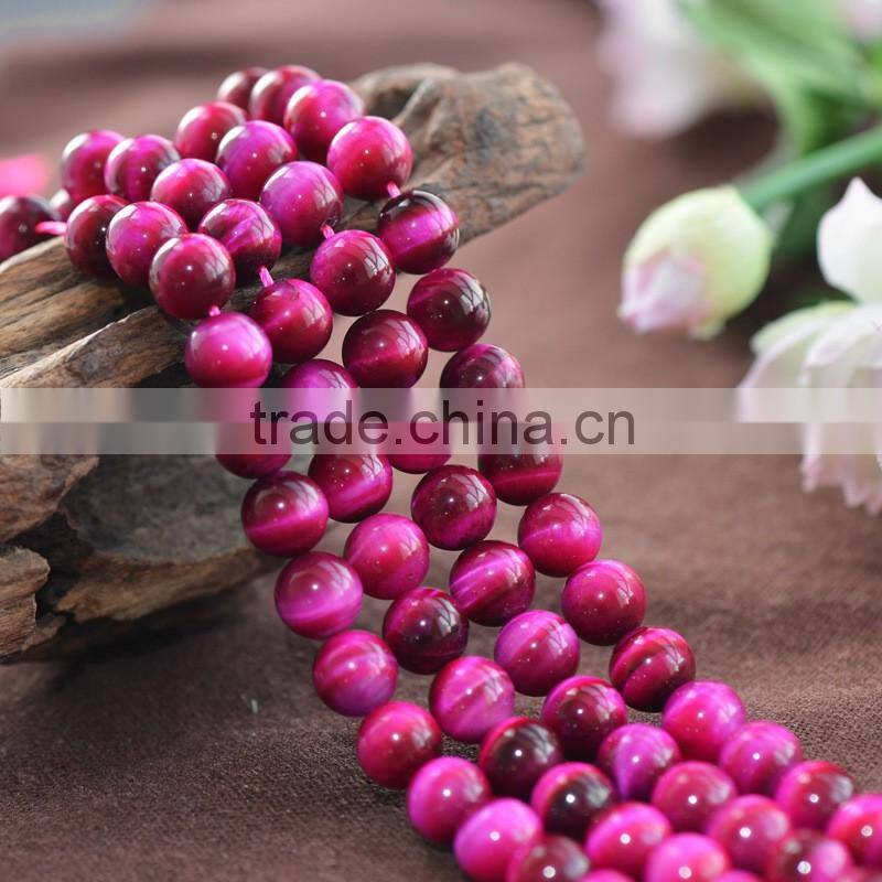 6mm 8mm 10mm 12mm natural gemstone beads tiger eye purple stone