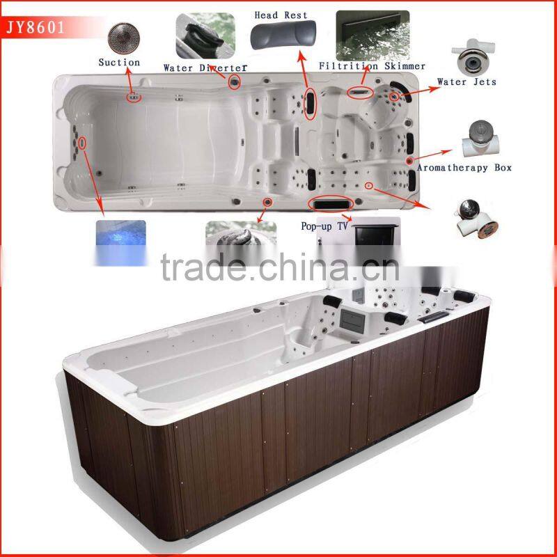 Factory luxury 6 meter portable swim Spa Pool large swimming spa pool