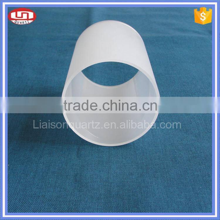 Quartz glass tube with large diameter