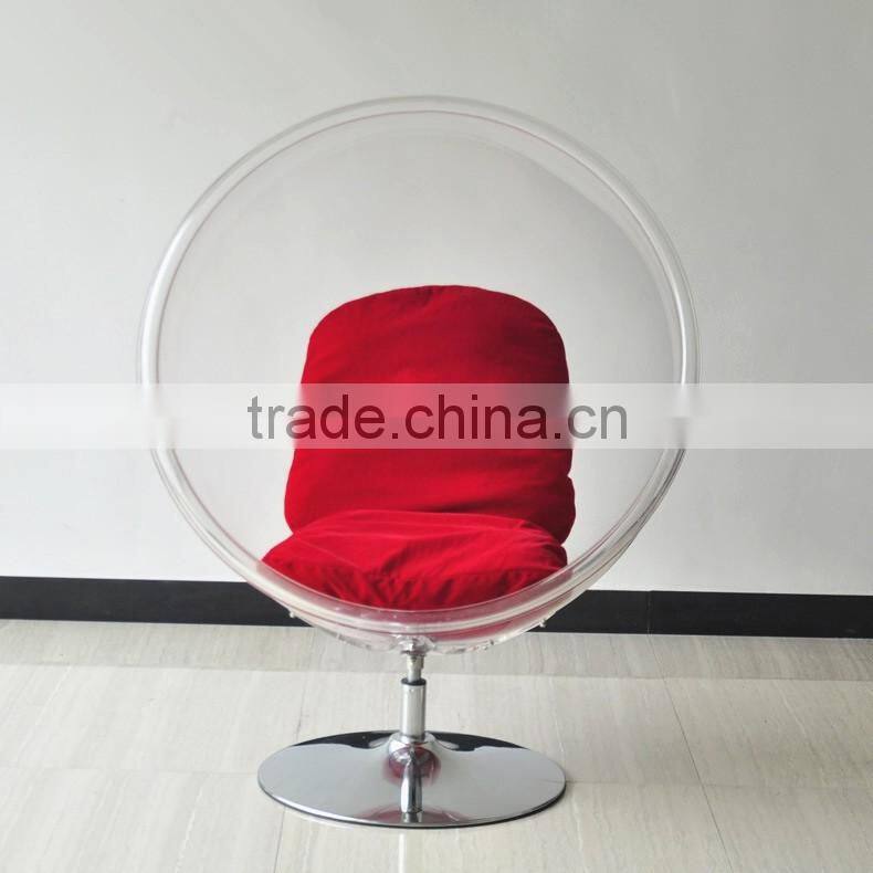 China fatory directly sale indoor hanging chair acrylic hanging bubble chair relax chair