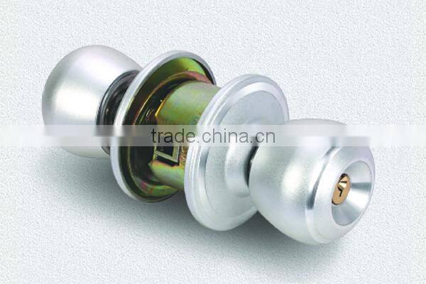 High Quality Tri-Circle Cylindrical Round Knob Door Lock 2288-BU