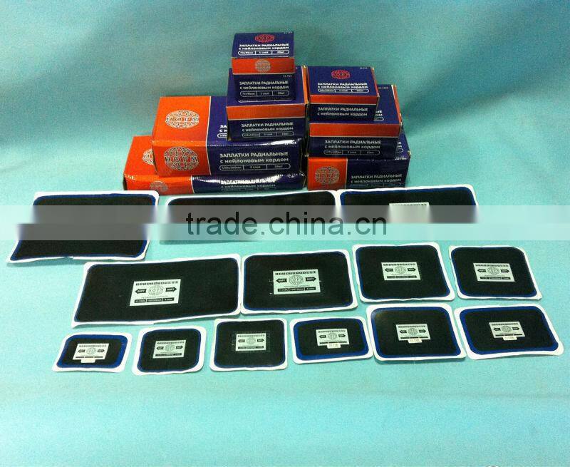 Square Euro Style COI Radial Tire Repair Cold Patch For Tire