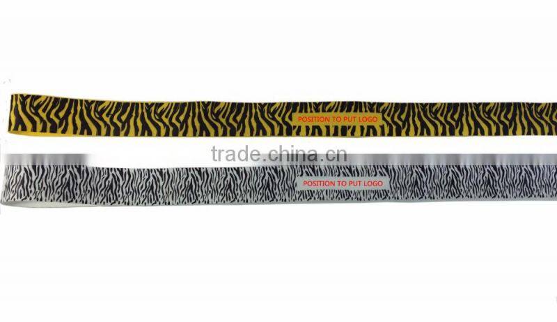 Custom Sweat absorption Ziber and Tiger Overgrips for tennis/badminton/squash rackets