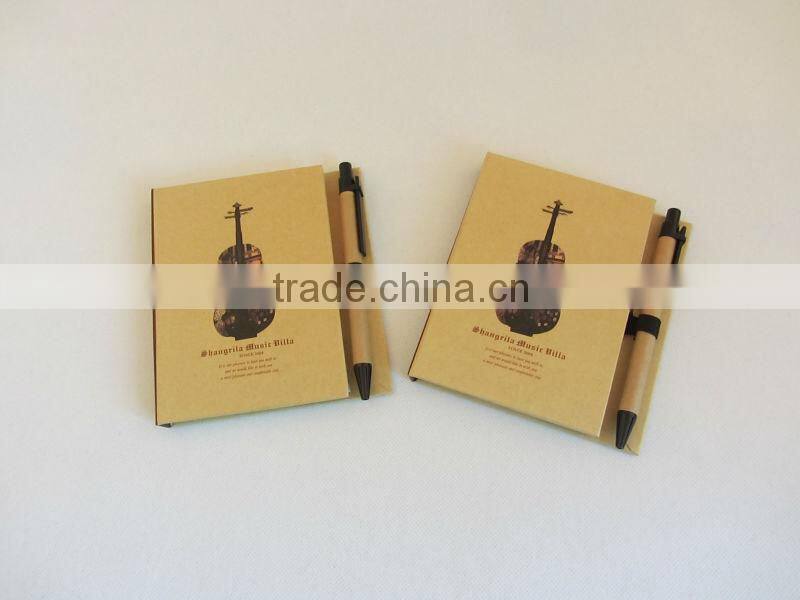 Kraft Cover Writing pads Filler Papers Eco-friendly Notebook