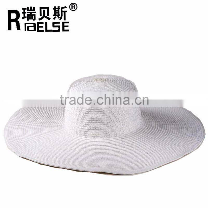 wholesale lady hat beach hat for girl paper straw hat