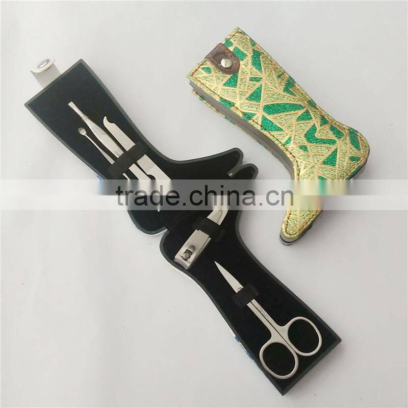 Wholesale stainless steel boots manicure set