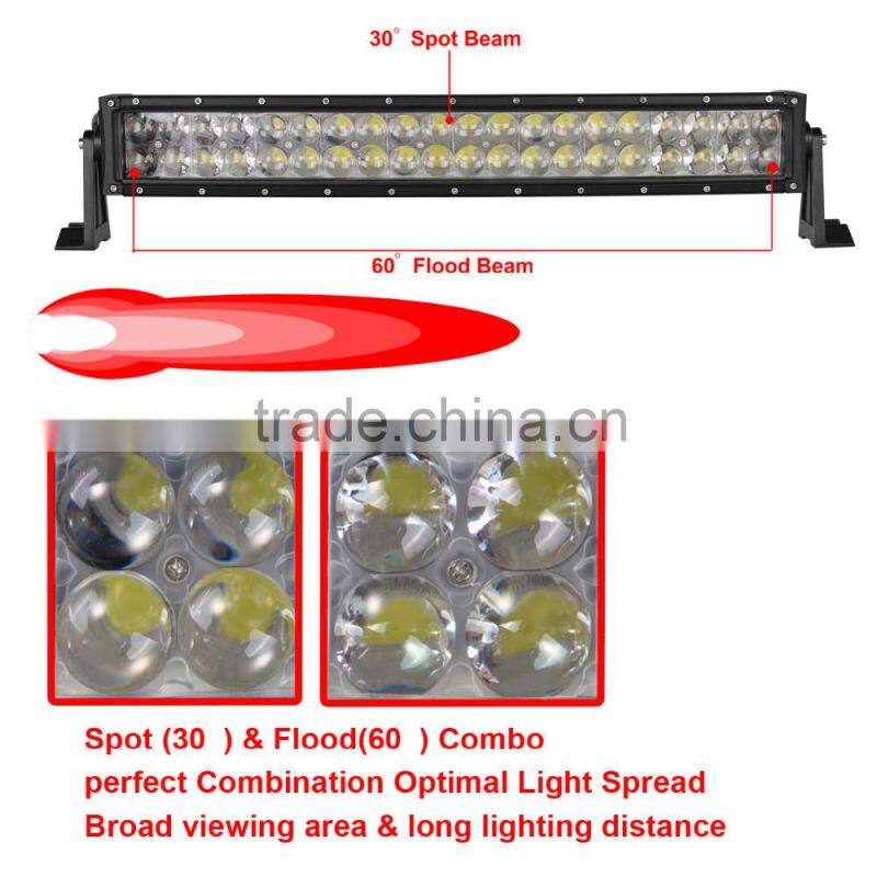 Penton Hot Selling 4D 120W LED Light Bar Offroad Driving Light Bar for UTV 4WD Truck