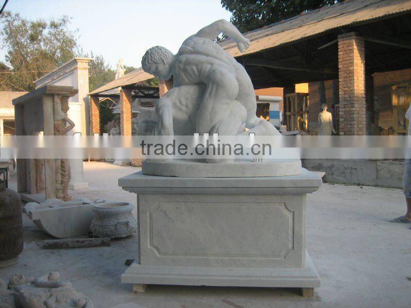 famous white marble cherub and angle statues