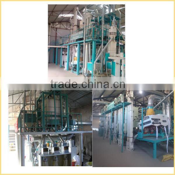 small corn flour mill processing plant maize flour milling process production line