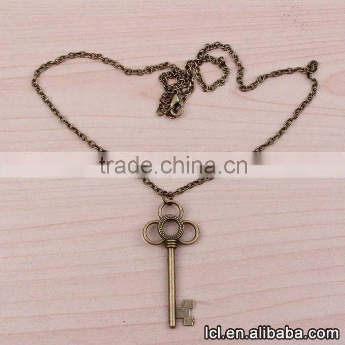From china steampunk necklace, low price key pendant necklace meaning