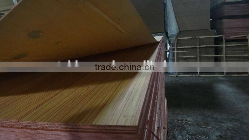2.0mm recon 11Q teak veneer poplar core plywood from Linyi