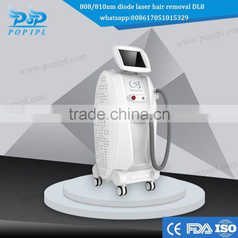 stationary vertical 808 diode laser hair removal machines on sales from china best factory POPIPL