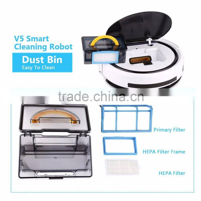 ILIFE V5 Intelligent Robotic Vacuum Cleaner Robotic margic Floor washing Cleaner mop cleaner
