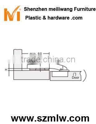 0109 corner concealed hinges