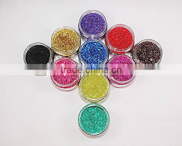 Colorful high quality glitter powder for coating