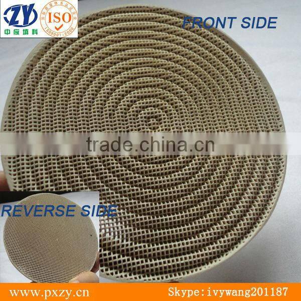 Round ceramic plate,Infrared Honeycomb Ceramic plate