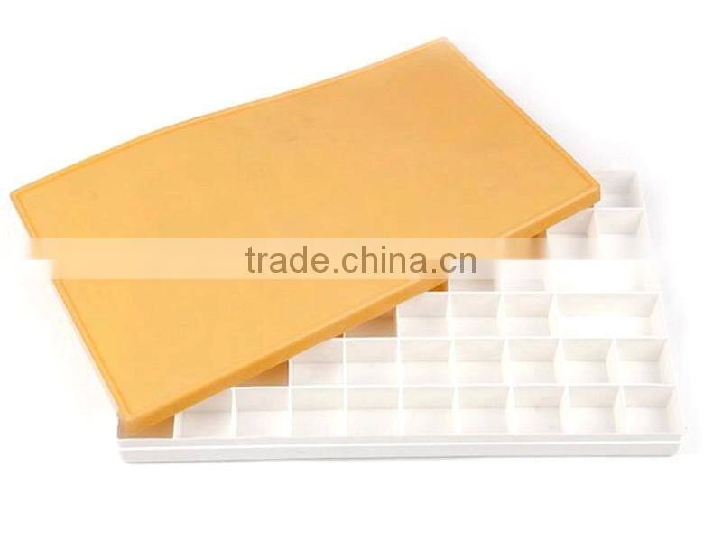 Plastic palette with cover/paint palette with cover/palette box with cover
