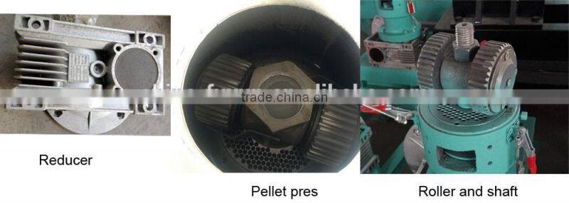 High efficiency pellet machine for wood