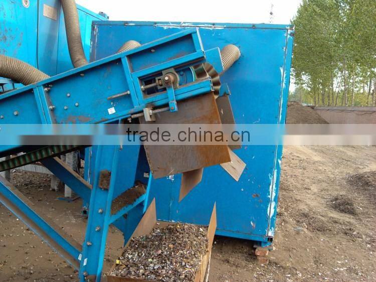 automatic sorting line for scrap steel for separating copper,aluminum, stainless steel and iron