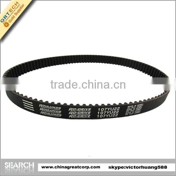 107yu22 best rubber timing belt brand for Mazda,Pride,Rio