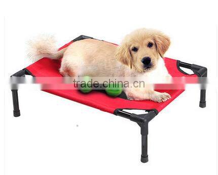 Solid Large Dog Raised Elevated Dog Camping Bed PVC Mesh Outdoor