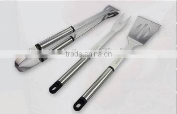 2015 Stainless steel barbecue tools three-piece suit