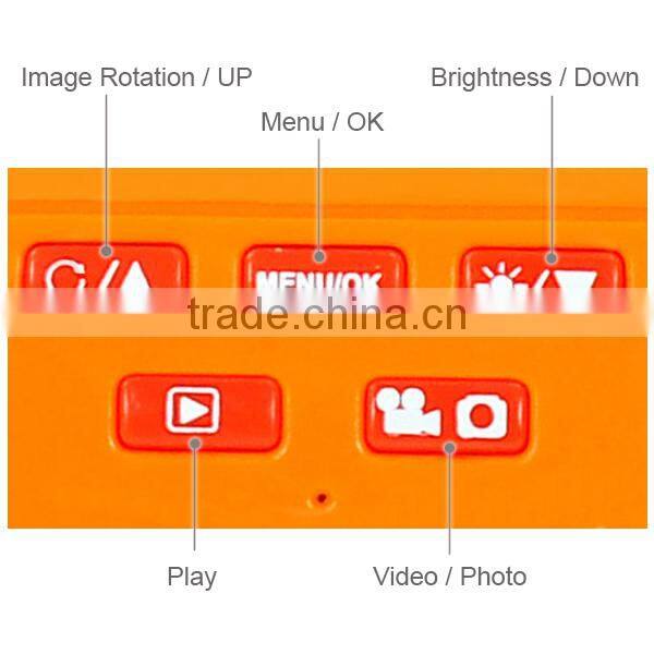 Industrial Endoscope 9mm HD Monitor Video Inspection Camera 1m Cable Borecope 4 LED Plumbing Sewer Snakescope