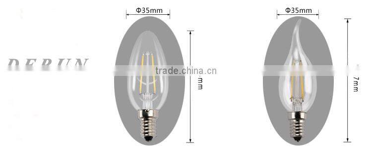 wholesale decorative 10w e14 led candle bulb