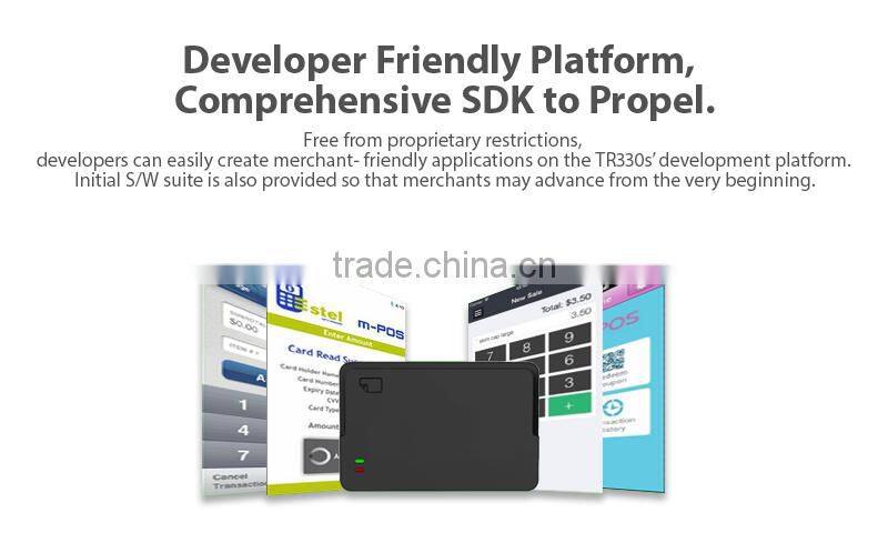 mobile headphone jack card swipe machine