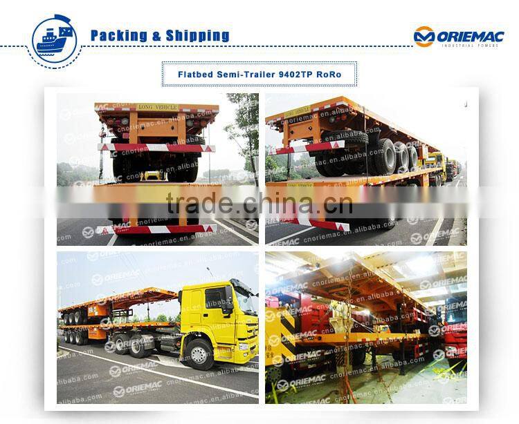 40 feet container semi trailer low bed semi trailer for sale