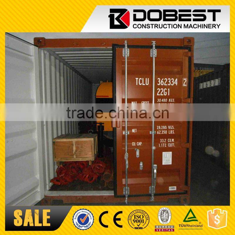 Electric Concrete Pump With Drum Mixer