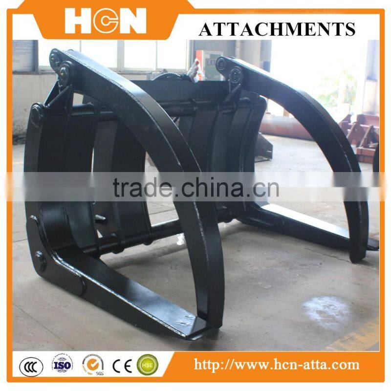 BM06 Series Hydraulic Log Grapple Attachment For Loader