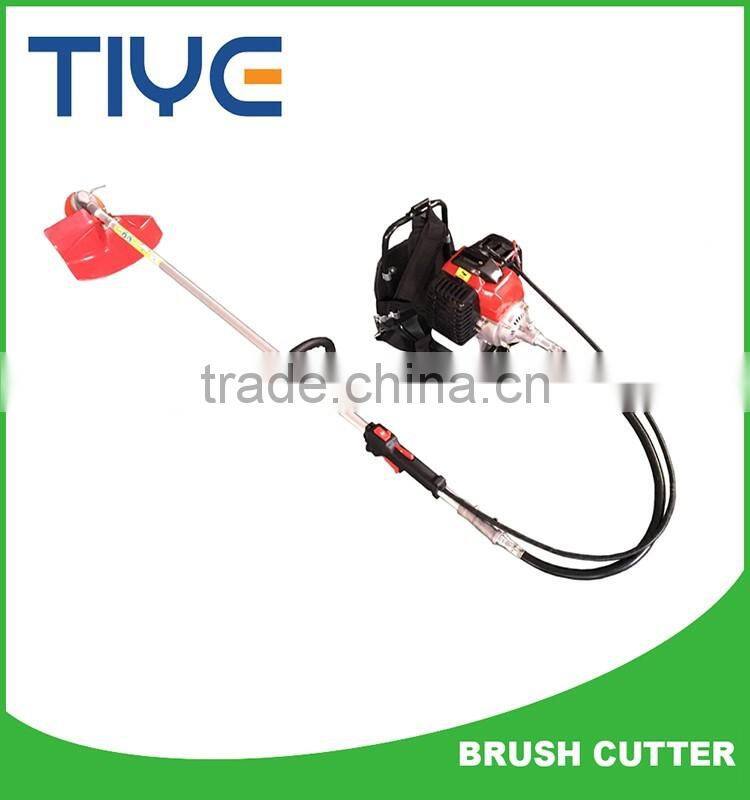 2 Stroke Gasoline Backpack Brush Cutter With 3T Blade and Trimmer Head