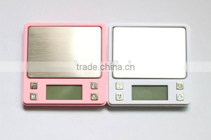 Diamond pocket jewelry scales