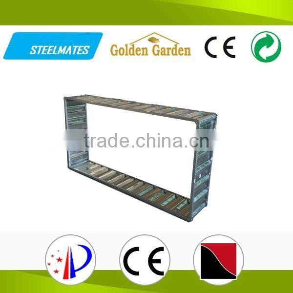 steel frame waterproof metal garden flower pots with new design