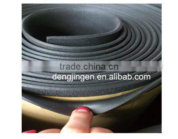 Black thermal insulating waterproof firerpoof sealing soft foam rubber tube