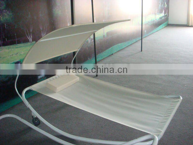 2m*1.4m white steel hammock for 2 person