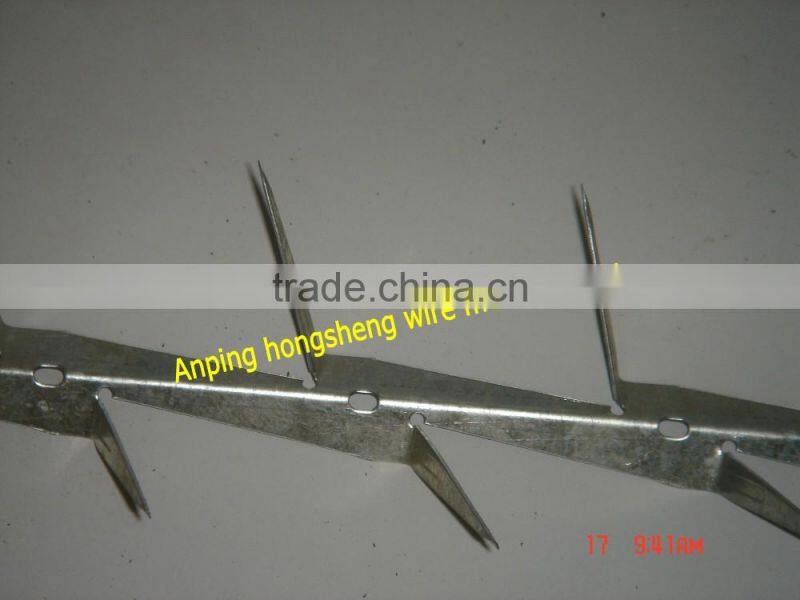 High security stainless steel security Razor spike used on top of wall & fence