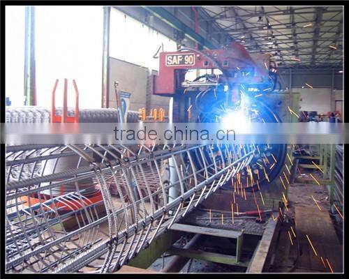 Steel wire cage forming machine