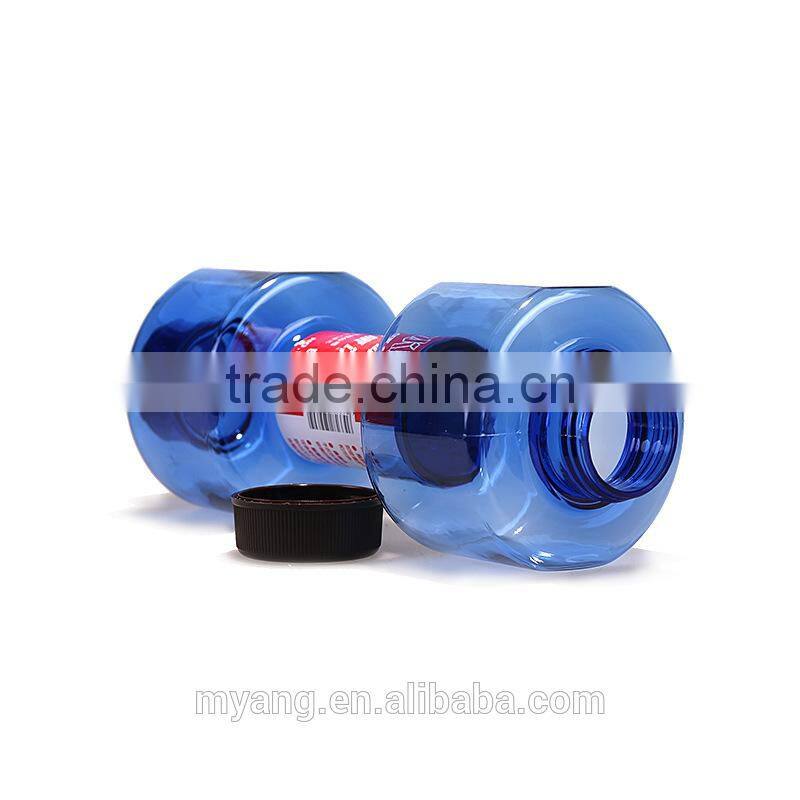 450ml bpa free dumbell sports bottle,plastic water bottle