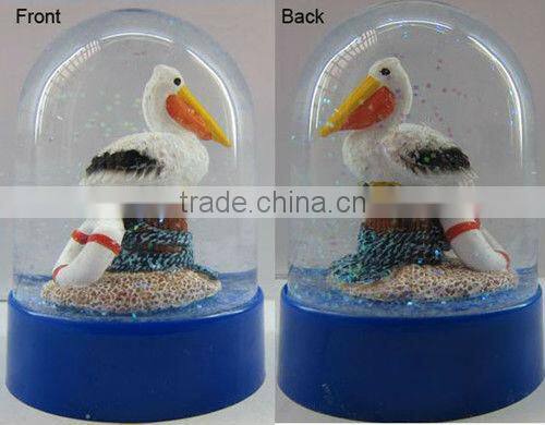 Fish snow globe, acrylic fish sea snow globe