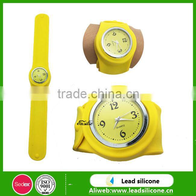 Customized Child Silicone Wirst Slap Watch