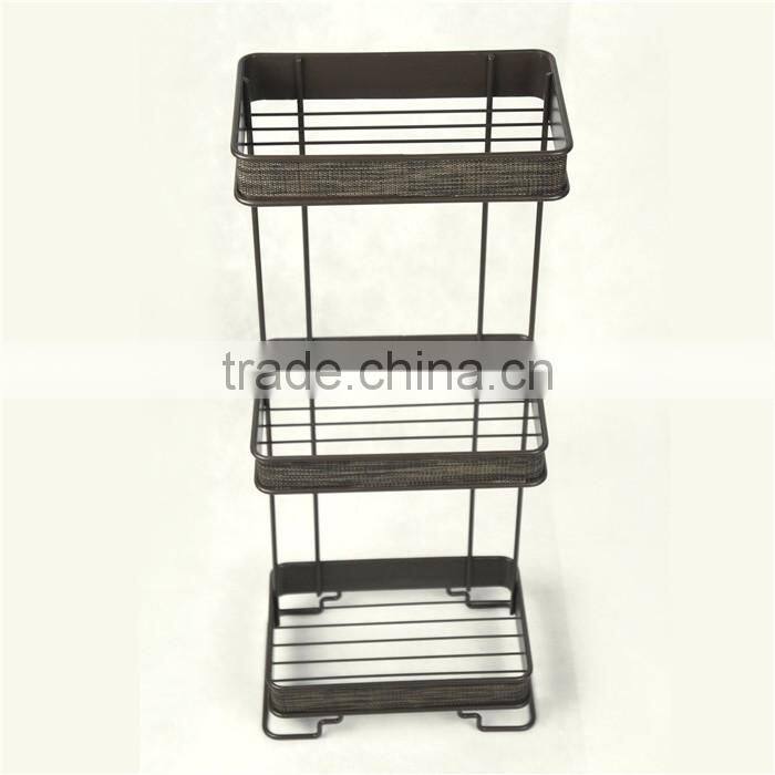 Standing 3-tire Bathroom Shampoo Rack