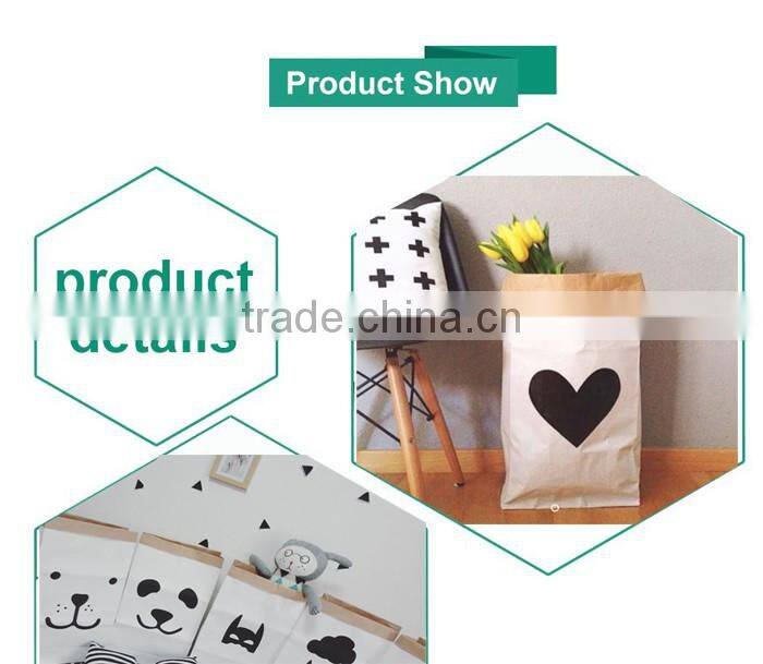 recycle Laundry Toy Organizer Paper Storage bag Home paper keeper bag
